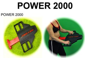 Attrezzatura per addominali Power 2000 per allenare gli addominali, con 2 diverse resistenze per diversificare ed aumentare la propria resistenza.